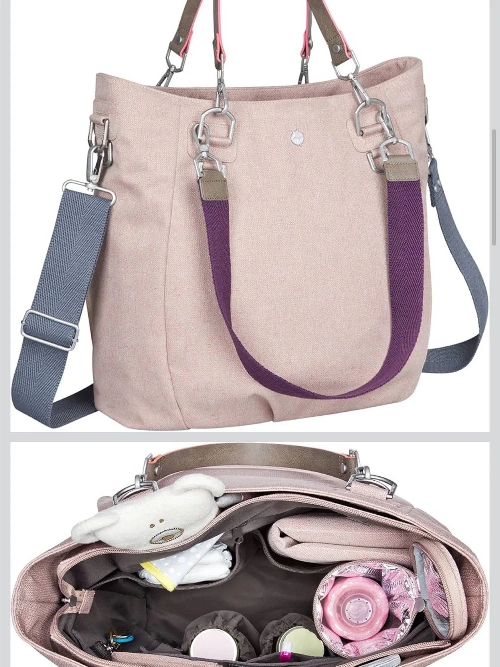 Rose LASSIG diaper bag